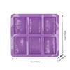 6-Cavity Design Soap Molding Case Flexible Silicone Cake Mold Set Silicone Soap Mold  Handmade Soap