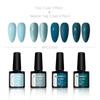 Набор гель-лаков PHOENIXY 8 мл, 4/6 шт., полуперманентные гибридные лаки с УФ-замачиванием для маникюра, базовое верхнее покрытие