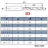 3D 5D 3xD 5xD Сверло с внутренним охлаждением Эффективное пробивание металла Сверло по нержавеющей стали - Сверление