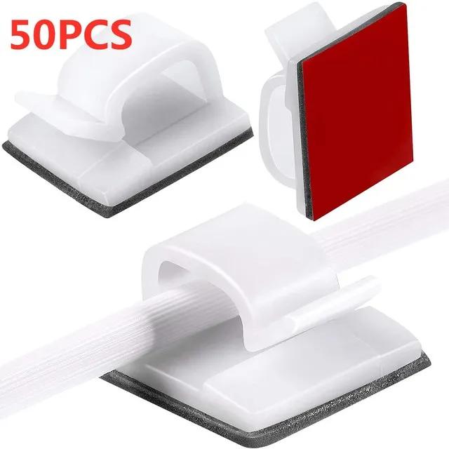 10/20/50 шт., зажимы для органайзера для кабеля, держатель для намотки проводов, зажим для шнура мыши и наушников, протектор, зажимы для управления USB-кабелем, менеджер проводов