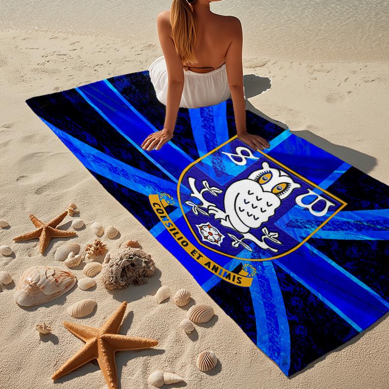1PC Owl Symbol Wednesday Beach Towel - Soft, Absorbent Microfiber, Lightweight, Ideal for The Beach, Parties, Travel, Camping fan gifts