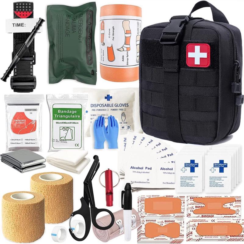 Multifunctional Outdoor Survival Kit: Emergency Waist Pack for Mountaineering & Adventure