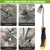 Weed Puller 4 Teeth Dual Purpose Precision Weeding Stainless Steel Manganese Steel Forged Weed Puller Home