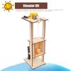 Toys Student Wooden Elevator Technology Making Toys Assembled Electric Lift Electric Toy