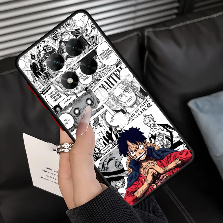 Back Phone Cover Case for Xiaomi Redmi 12C 13C 14C K40 Pro 10 A4 A1 A2 Plus 9 One Piece Captain Luffy