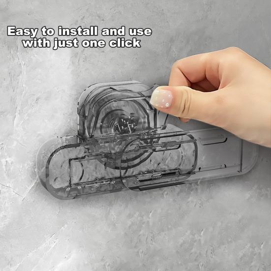 Держатель для присоски, стойка для хранения, прочная, несущая, простая установка, съемный органайзер для бутылок в ванной