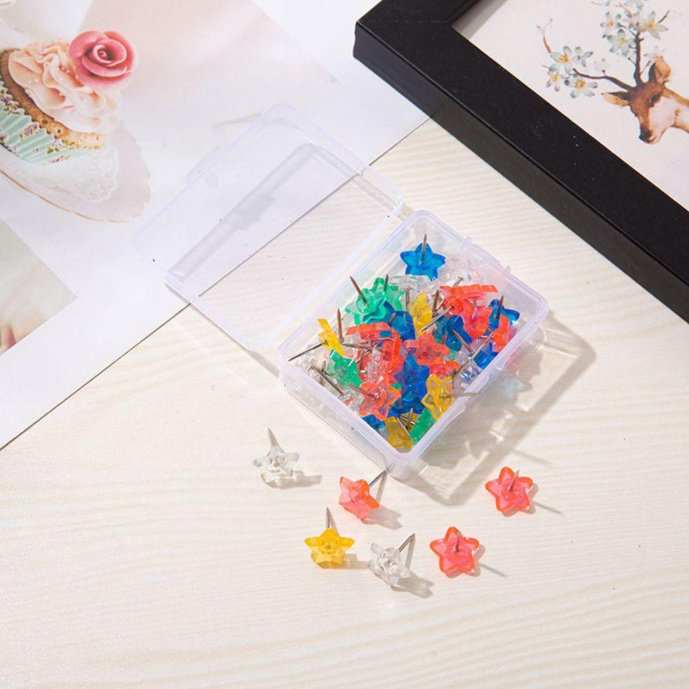 Supplies School Office Stationery Board Pins Pentagram Tacks Push Pins Thumb Tacks Wall Studs