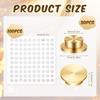 100 Pieces Small Rotating Bearings 360°Rotation Mini Swivel Bearing for DIY Handmade Crafts