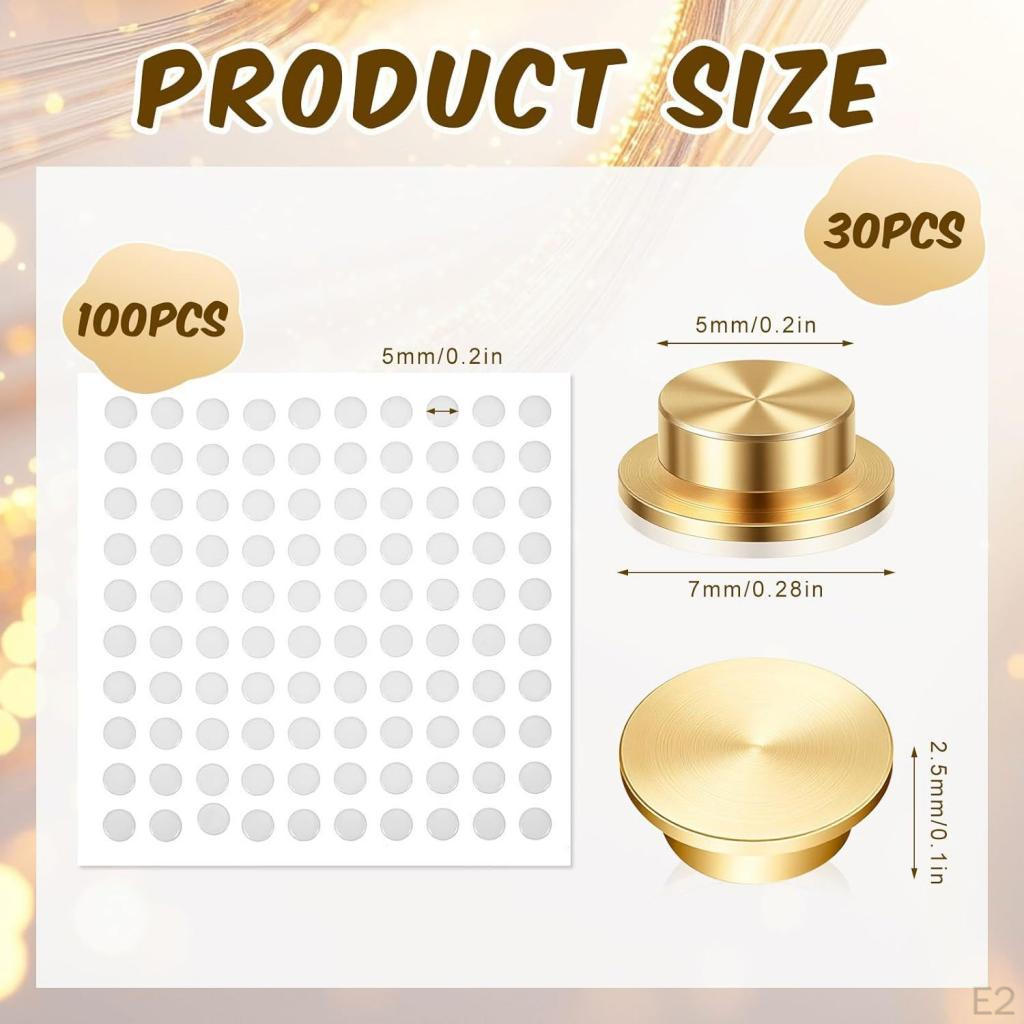 100 Pieces Small Rotating Bearings 360°Rotation Mini Swivel Bearing for DIY Handmade Crafts