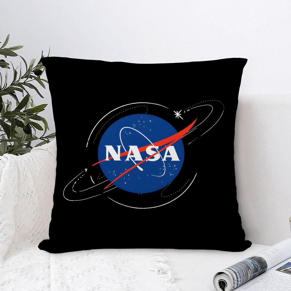 Наволочка для подушки с принтом N-NASA S-space, из плюша, мягкая, двусторонняя печать, чехол для диванной подушки, чехол для декоративной подушки