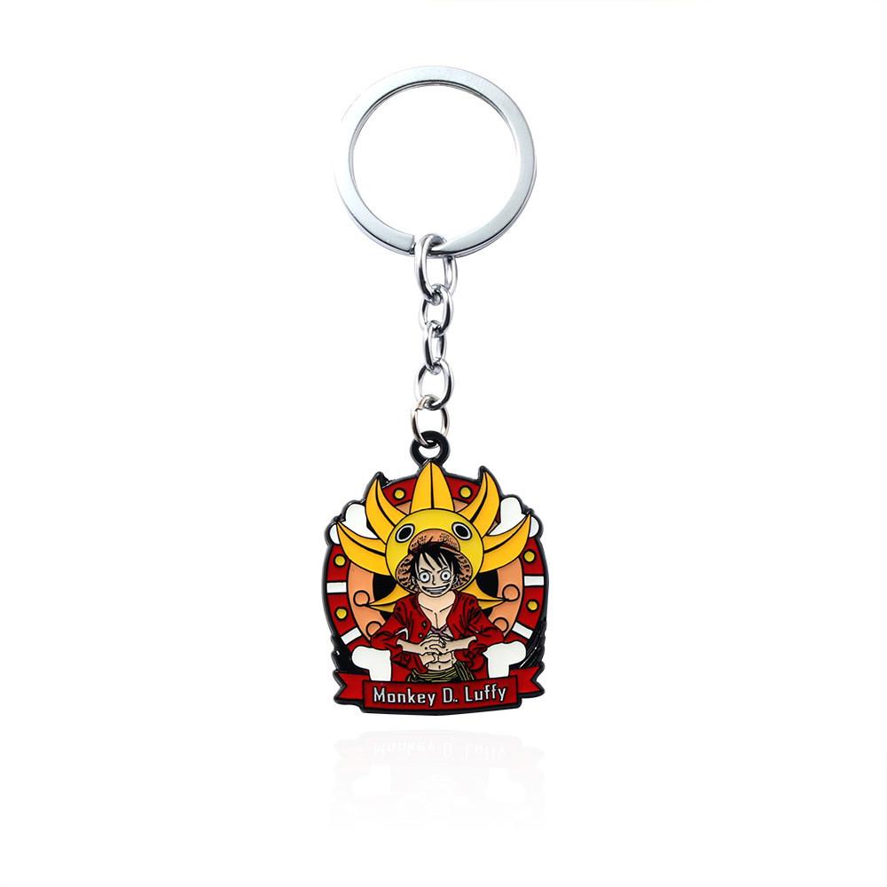 Ключница One Piece Monkey D Luffy Металлический кулон В качестве подарка и сувенира
