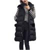 Fashion Womens Plus Size Hoodie Waistcoat Vest Gilet Jacket Coat Outwear