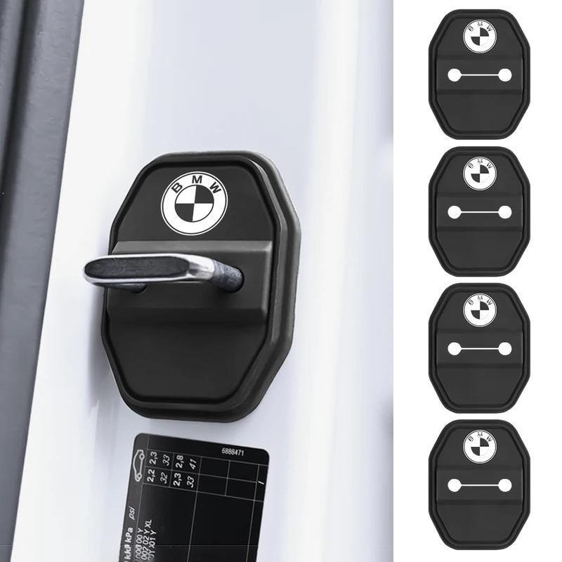 BMW M Performance E46 E90 E60 F10 F30 E39 E36 F20 E87 G30 E92 E91 X1X3 X5 Car Door Lock Cover Protection Shockproof Pad Stickers wsgk87