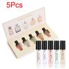 5Pcs/set 3ml Saudi Essential Oil Perfume Floral Lasting Fragrance Fresh Quicksand Perfume Women Perfume Persistent Light Fragrance Ocean Fragrance