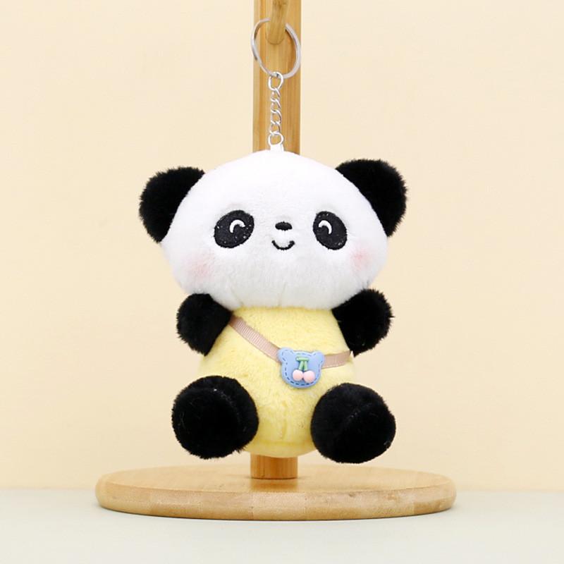 Милый плюшевый брелок в виде панды, мягкая игрушка, очаровательный брелок для сумки для пар и подарков