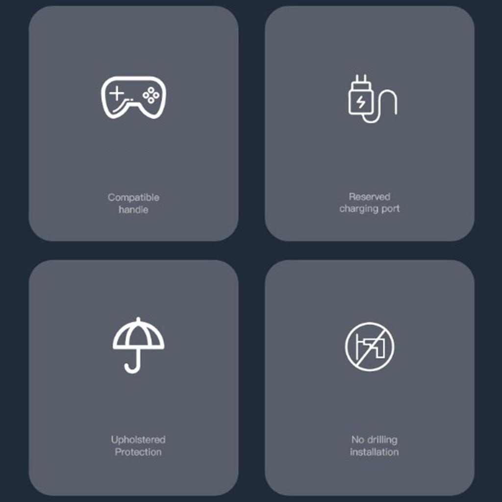 Контроллеры, настенное крепление для большинства геймпадов, клейкое для наушников, нескользящее настенное крепление для игровых контроллеров