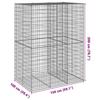 VidaXL Gabion Basket with Lid 150x100x200 Cm Galvanized Iron, Gabion Wall, Gabion Retaining Wall, Fence In 3295226