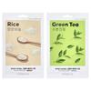 Airy Fit Beauty Sheet Mask, Rice & Green Tea, 10 Sheets, 19g (0.67oz) Each
