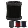 Solid Color Sport Scarf Thickened Cold-proof Collar New Neck Warmer  Knitted