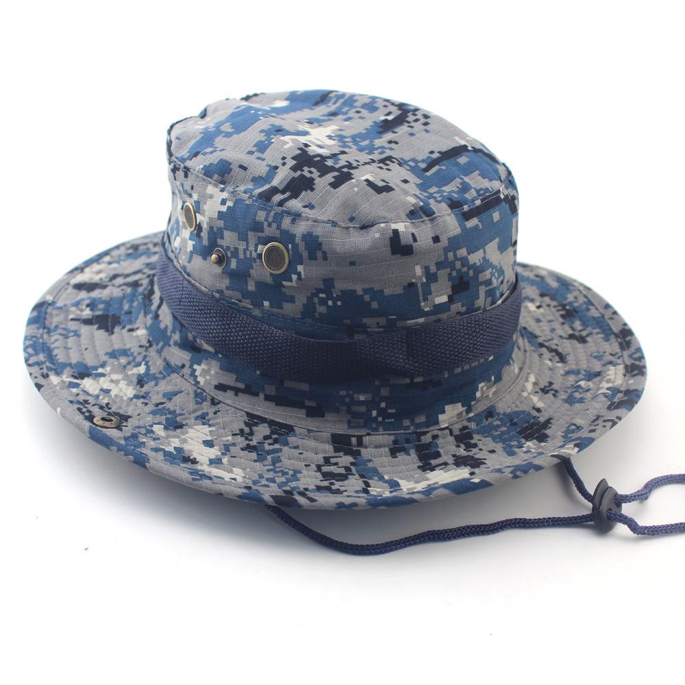 Unisex Outdoor Camouflage Boonie Hat for Camping, Fishing, and Travel - Sun Protection Included