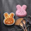 Кухонные инструменты для выпечки, силиконовые формы в виде кроликов, безопасные для пищевых продуктов, для выпечки тортов, хлеба, DIY десертов, легко извлекаются, антипригарный противень