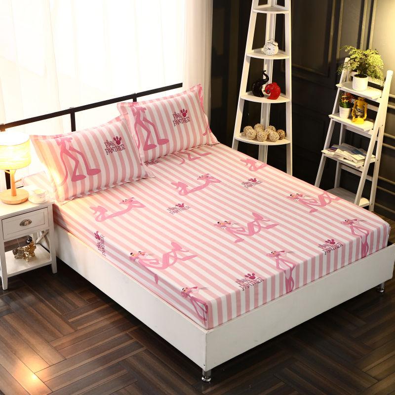 Простыня с принтом, универсальный наматрасник на 360°, двойное покрывало размера «queen-size» и размера «king-size»(без наволочек)