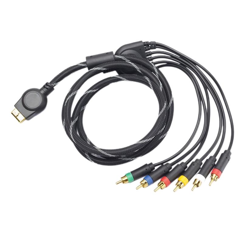 Component AV Cable High Resolution HDTV Component RCA Audio Video Cable for for Gaming Console