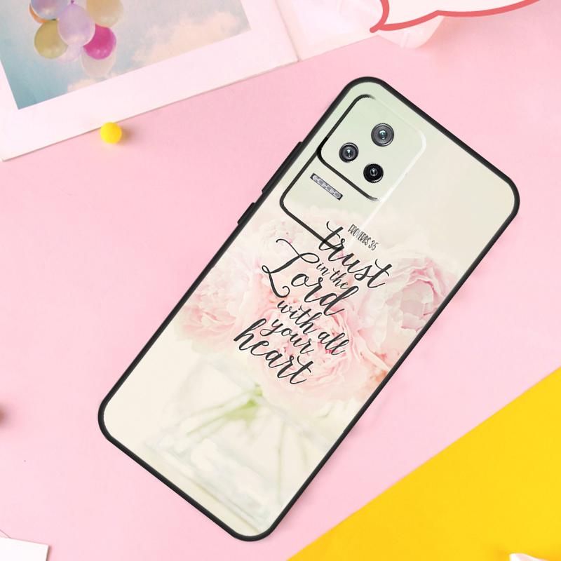 Bible Verse Quotes Case For Xiaomi 14 Ultra 13 11T 12T 13T Pro 12 Lite POCO X6 Pro M6 X3 X4 X5 M5s F3 F5 Cover