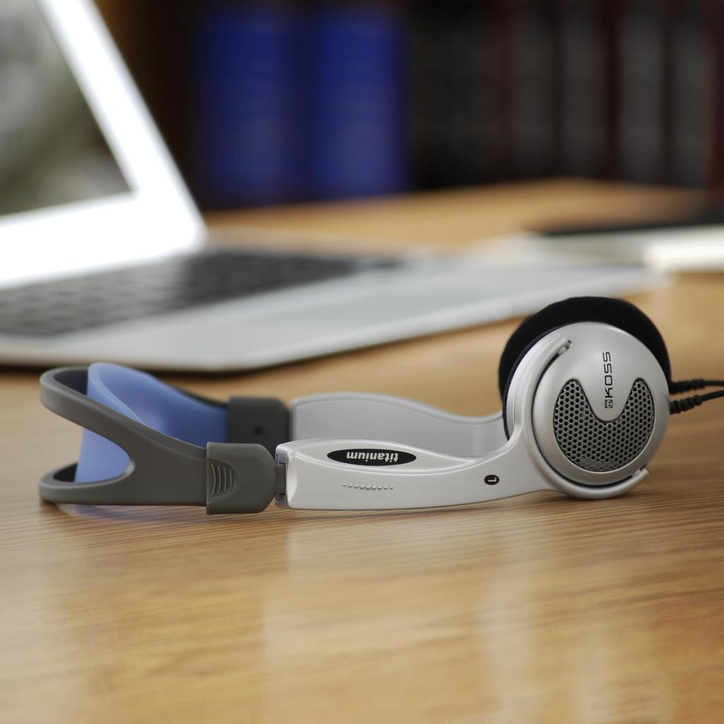 Koss KTXPRO1 Pulse Stereo Headphones for MP3 and Smartphone Silver iPod, iPhone, - [item]