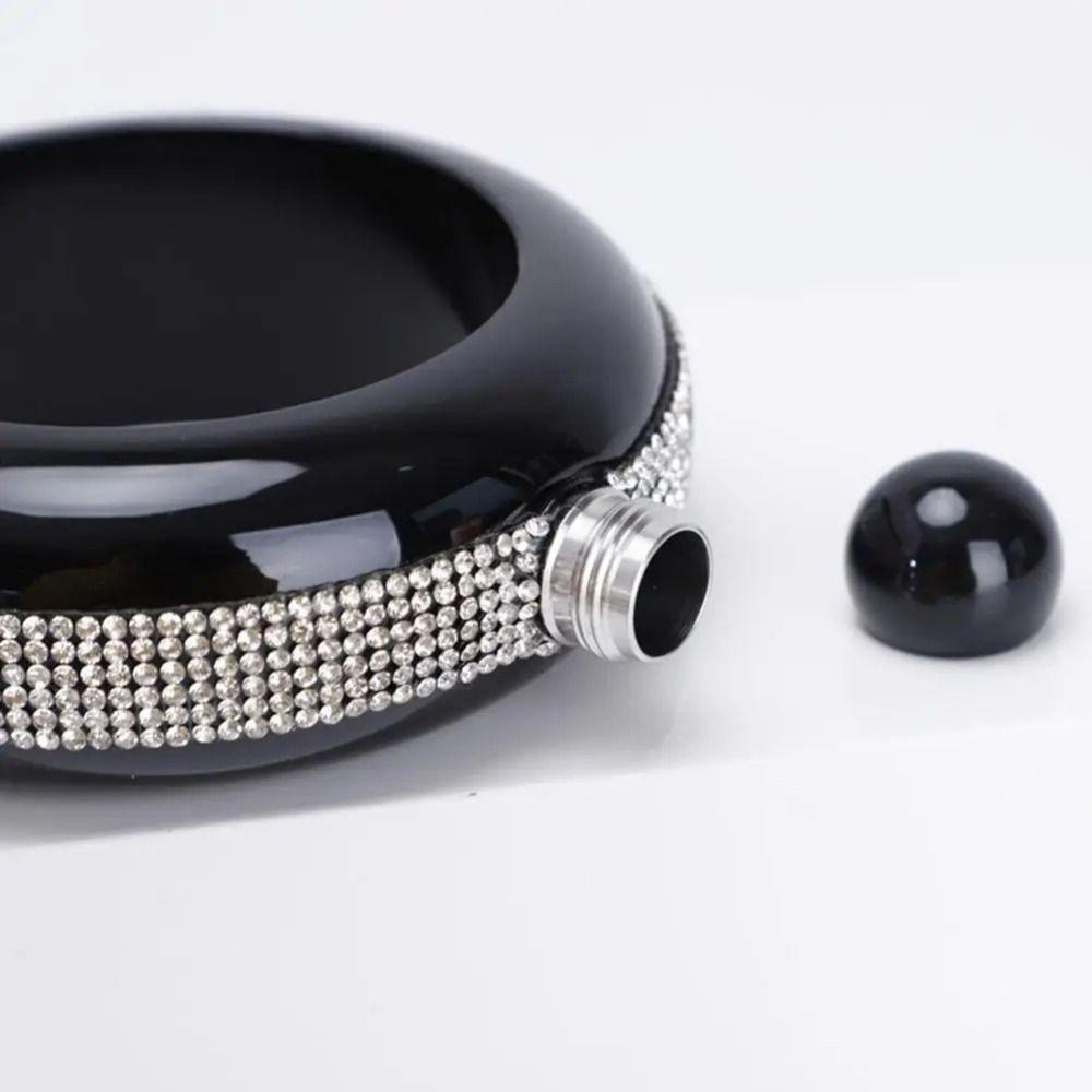Five Colors Hip Flasks Wine Pot Rhinestone Bracelet Flagon Bracelet Design Wine Bottle  Wine