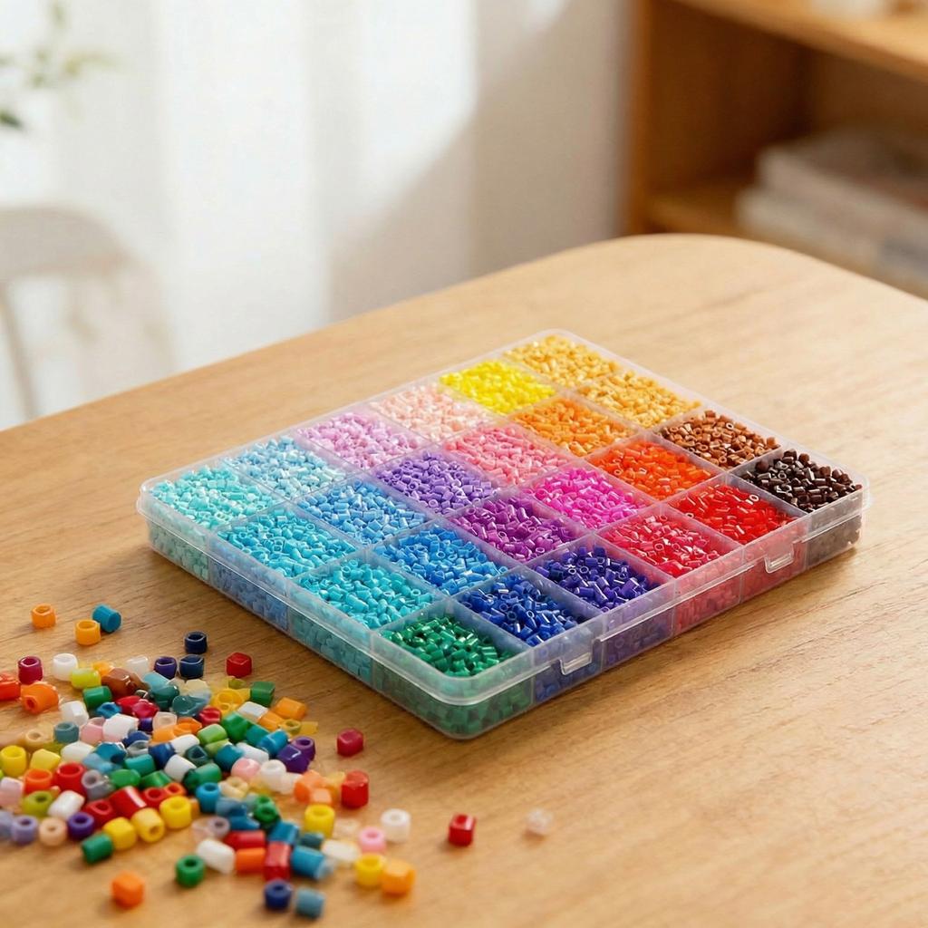 2,6 мм Пластиковые бусины для глажки DIY Цветная головоломка Набор бусин для плавления Легкий и портативный для развлечений в помещении, вечеринок