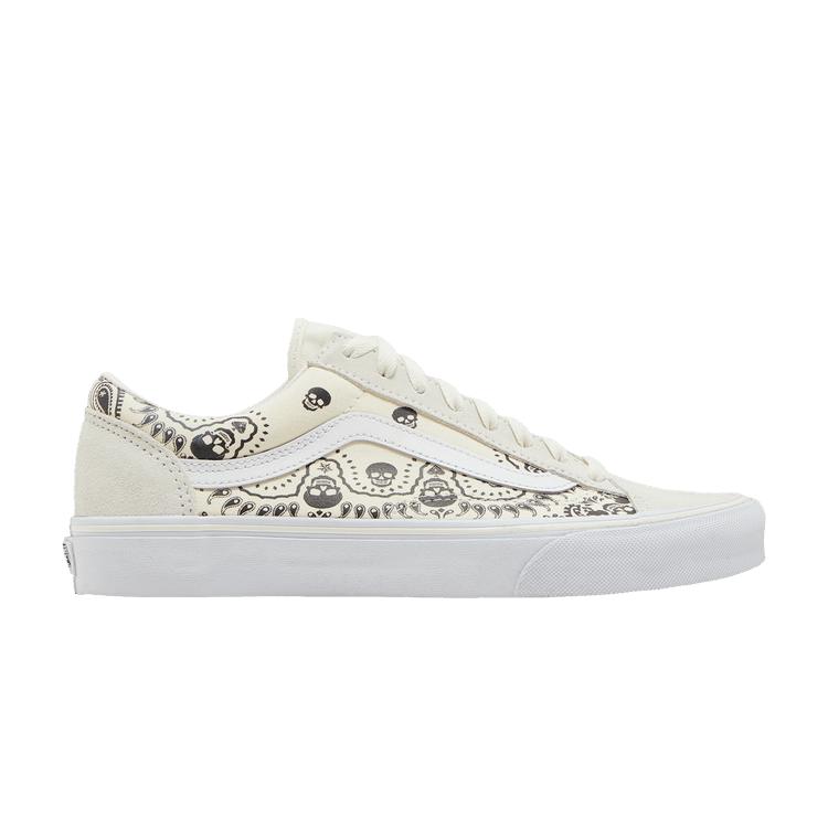 Vans Style 36 Skull Bandana White Black