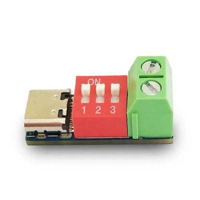 1-10 шт. Модуль платы триггера USB-C PD Плата-приманка PD/QC Быстрая зарядка Type-c на 12 В Высокоскоростное зарядное устройство Power Delivery Повышающий модуль