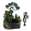 Zen Meditation Waterfall  Miniatures Waterfall Desktop Fountain with Color Changing Led Lighting Home