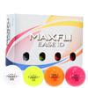 DUNLOP MAXFLI EASE ID2 1DZ (12 Balls) Multicolor Golf Ball Super Soft Distance Focus Distance Made In Japan MADE IN JAPAN