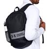 Under Armour Sports Leisure Large Capacity Nylon Backpack Unisex Backpacks Black 1327793-002