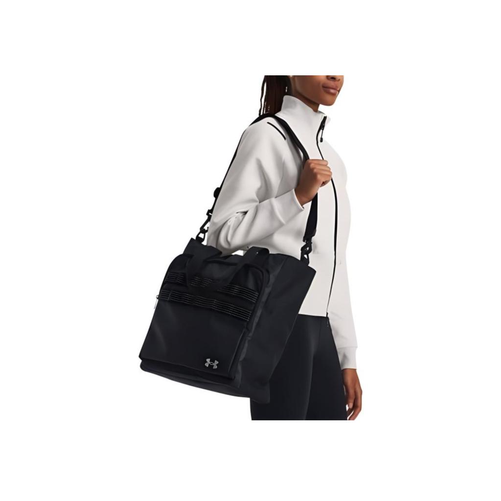 New Under Armour Polyester Tote Bag Shopping Bag Crossbody One Shoulder Handbags Regular Unisex Black 1378419-001
