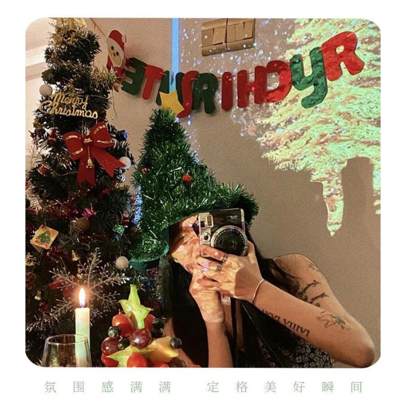 Christmas hat Christmas decoration hat small Christmas tree shooting arrangement props children adult headgear headband ornament