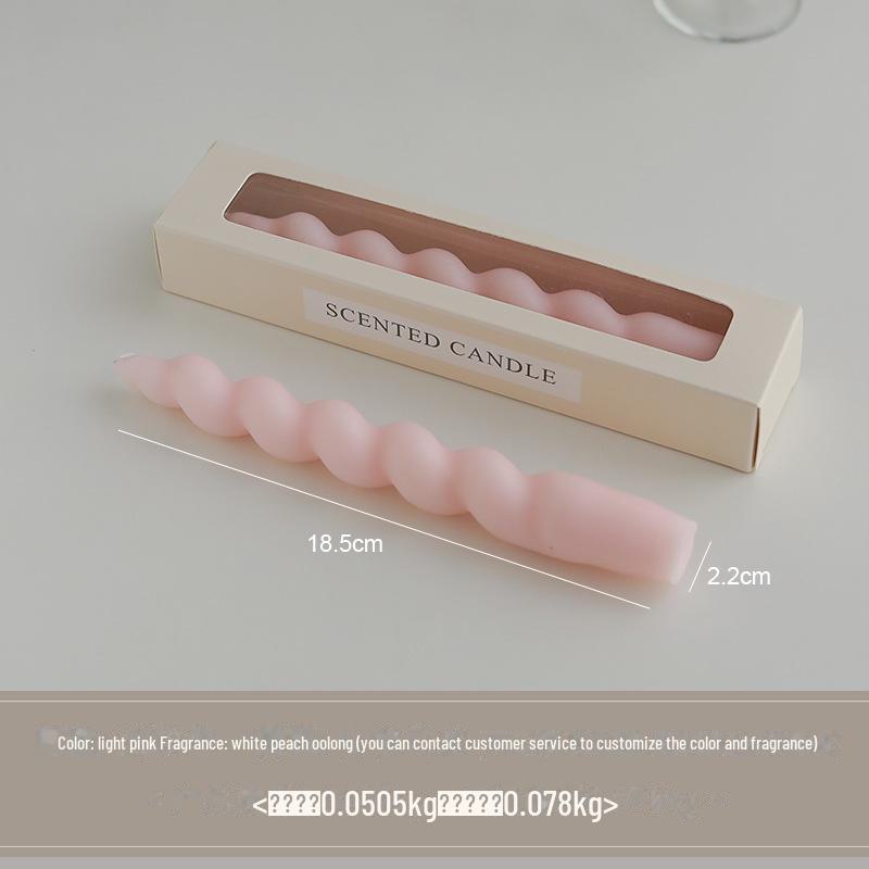 Spiral Rod Aromatherapy Candle - Stylish Home Decor & Birthday Gift