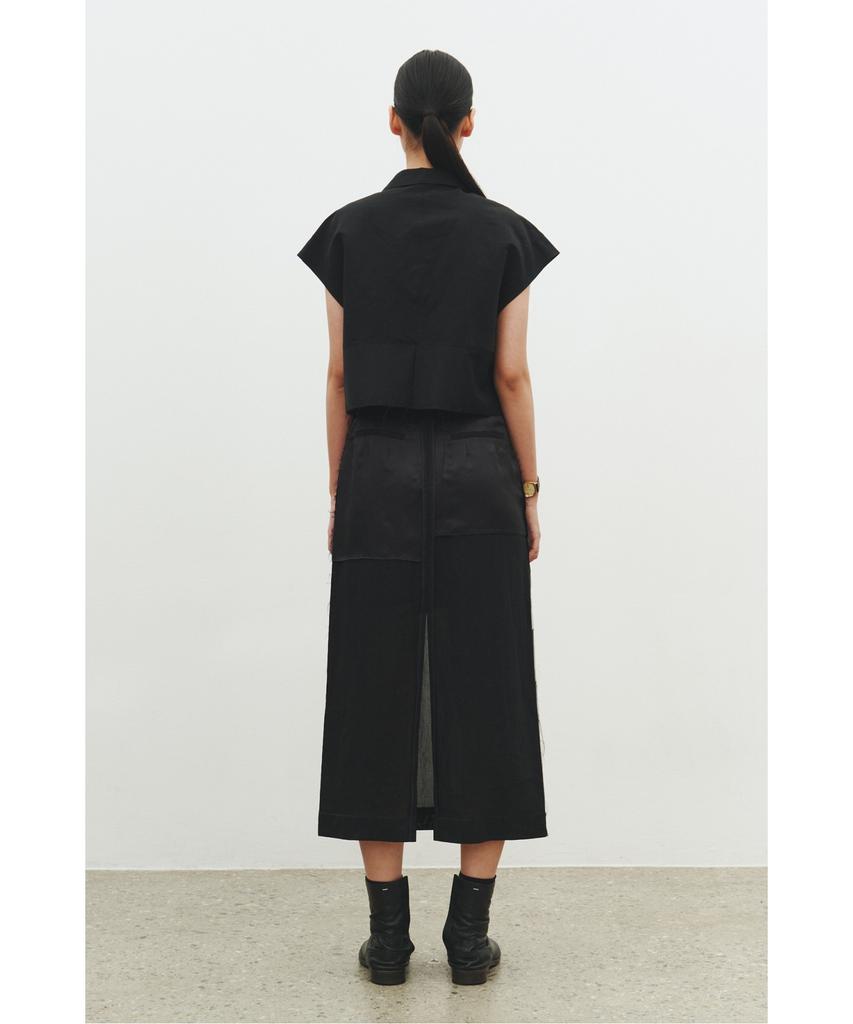 RECODE Inside-Out Sheer Skirt_Rqkam25553Bkx