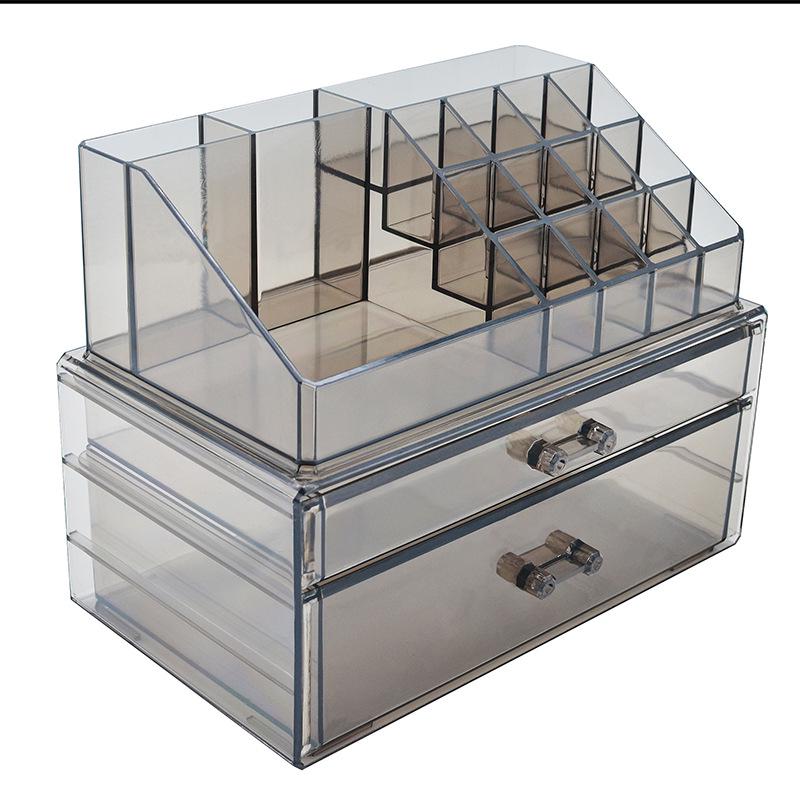 Multi-Layer Makeup Organizer with Drawers - Lipstick & Cosmetic Storage Rack