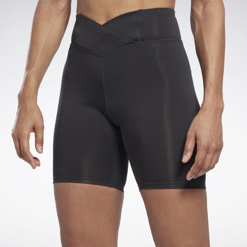 Reebok Sports Shorts Women's Black Moderate Tight Pants HT4921