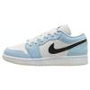 Детские кроссовки Air 1 Low GS Ice Blue Black Sail White 554723-401