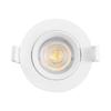 Spot LED encastrable 3en1 rond blanc 7W IP20 Dimmable