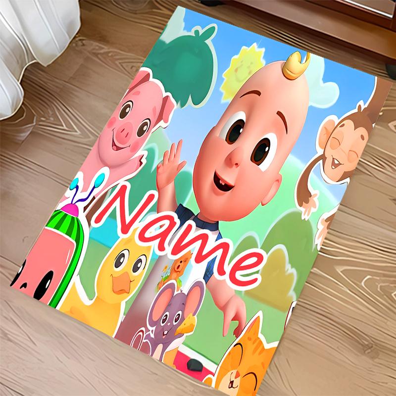 Custom personalization CoComelon - Dance Party Print Area Rug - Soft, Washable Non-Slip Indoor Mat,Living Room,Home&Office Decorative Rug