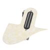Dual Rail Mandolin Pickguard Loaded Prewired Pickup A500k B500k Potentiometer (Yellow)