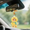 Plush Cartoon Capybara Toys Keychain Silicone Face Children Playroom Decor Doll