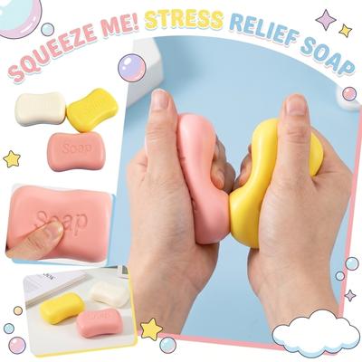 Реалистичное мыло, игрушка для снятия стресса, мягкая сжимаемая сенсорная фиджет-игрушка для взрослых и детей, прочный материал для снятия тревоги и улучшения концентрации
