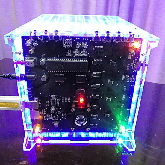 Электронное оборудование, 8 слоев, динамический 3D 8x8x8, набор светодиодных кубов «сделай сам», для практического обучения пайке
