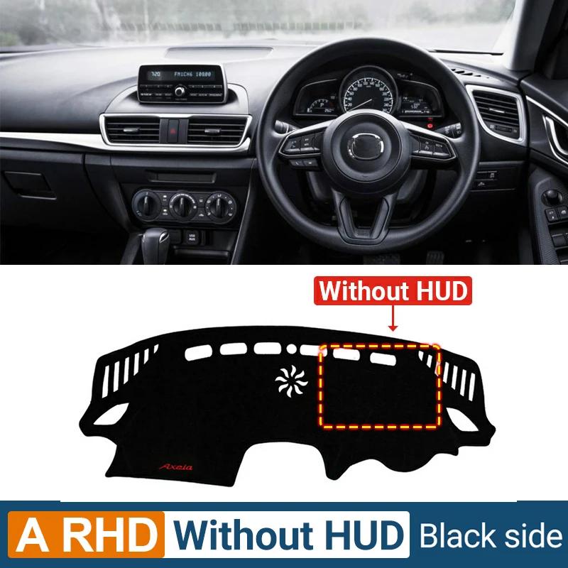 Чехол на приборную панель автомобиля, защитный козырек от солнца, анти-УФ-ковры, нескользящие коврики, аксессуары для Mazda 3 BM 2014 2015 2016 2017 2018